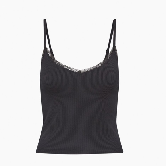 Wilfred Pixie Tank- Lace Trim Camisole - Picture 1 of 5